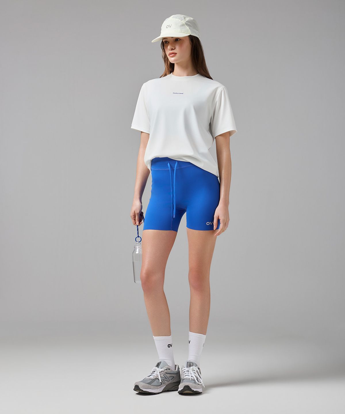 아웃도어 보이스(OUTDOOR VOICES) Technol-OV™ OV STRETCH LOGO TEE (WHITE)