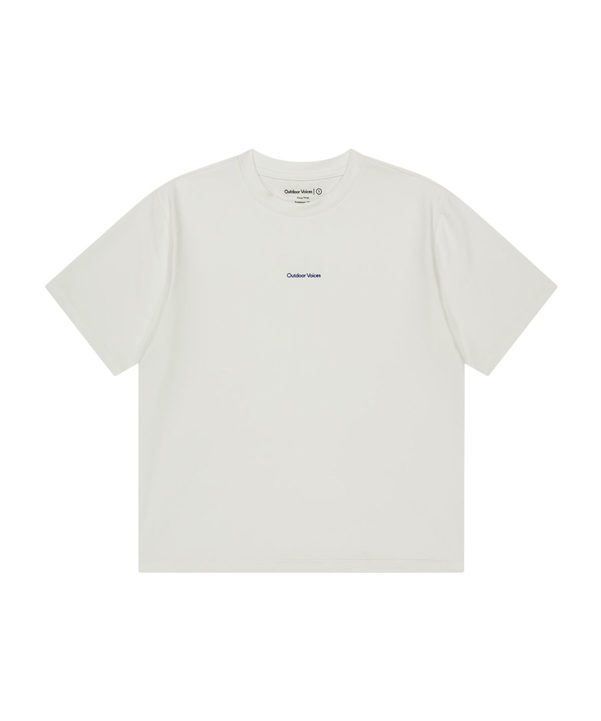 아웃도어 보이스(OUTDOOR VOICES) Technol-OV™ OV STRETCH LOGO TEE (WHITE)