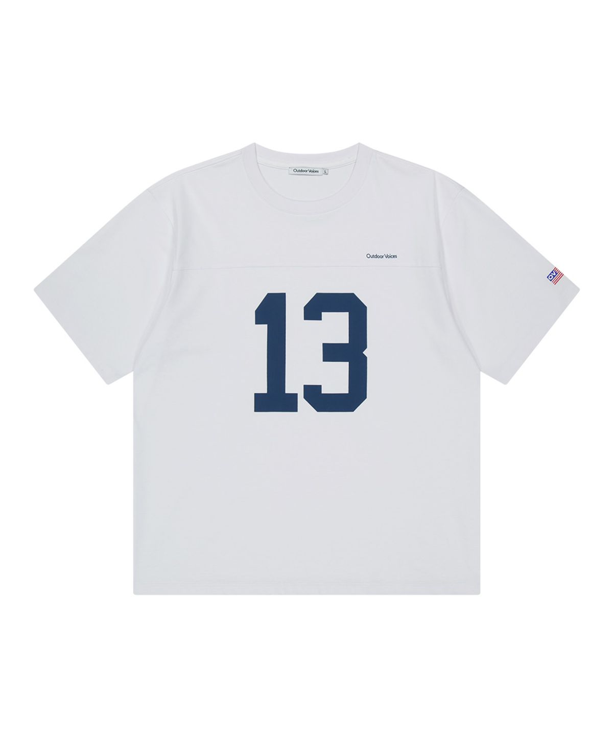 아웃도어 보이스(OUTDOOR VOICES) AirCorePro™ FOOTBALL TEE (WHITE)
