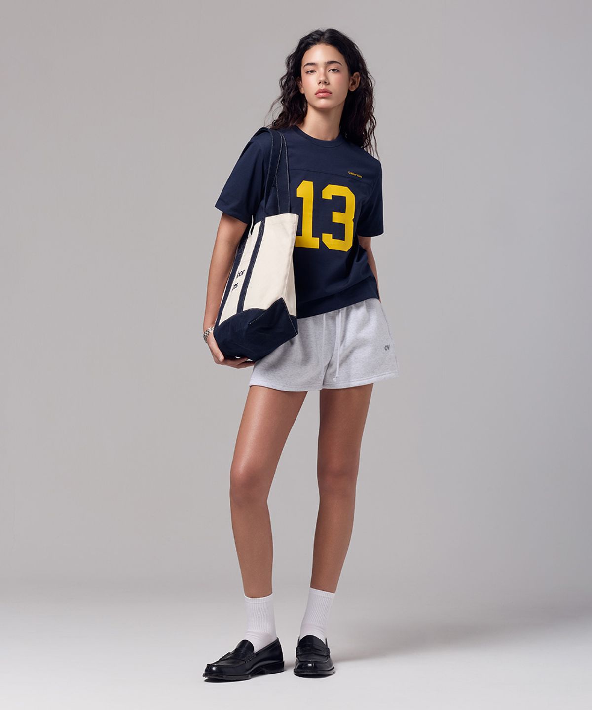 아웃도어 보이스(OUTDOOR VOICES) AirCorePro™ FOOTBALL TEE (NAVY)