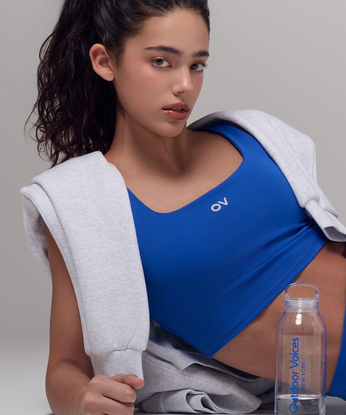 아웃도어 보이스(OUTDOOR VOICES) (W)Technol-OV™ COMFY FLEX BRA TOP (OV BLUE)