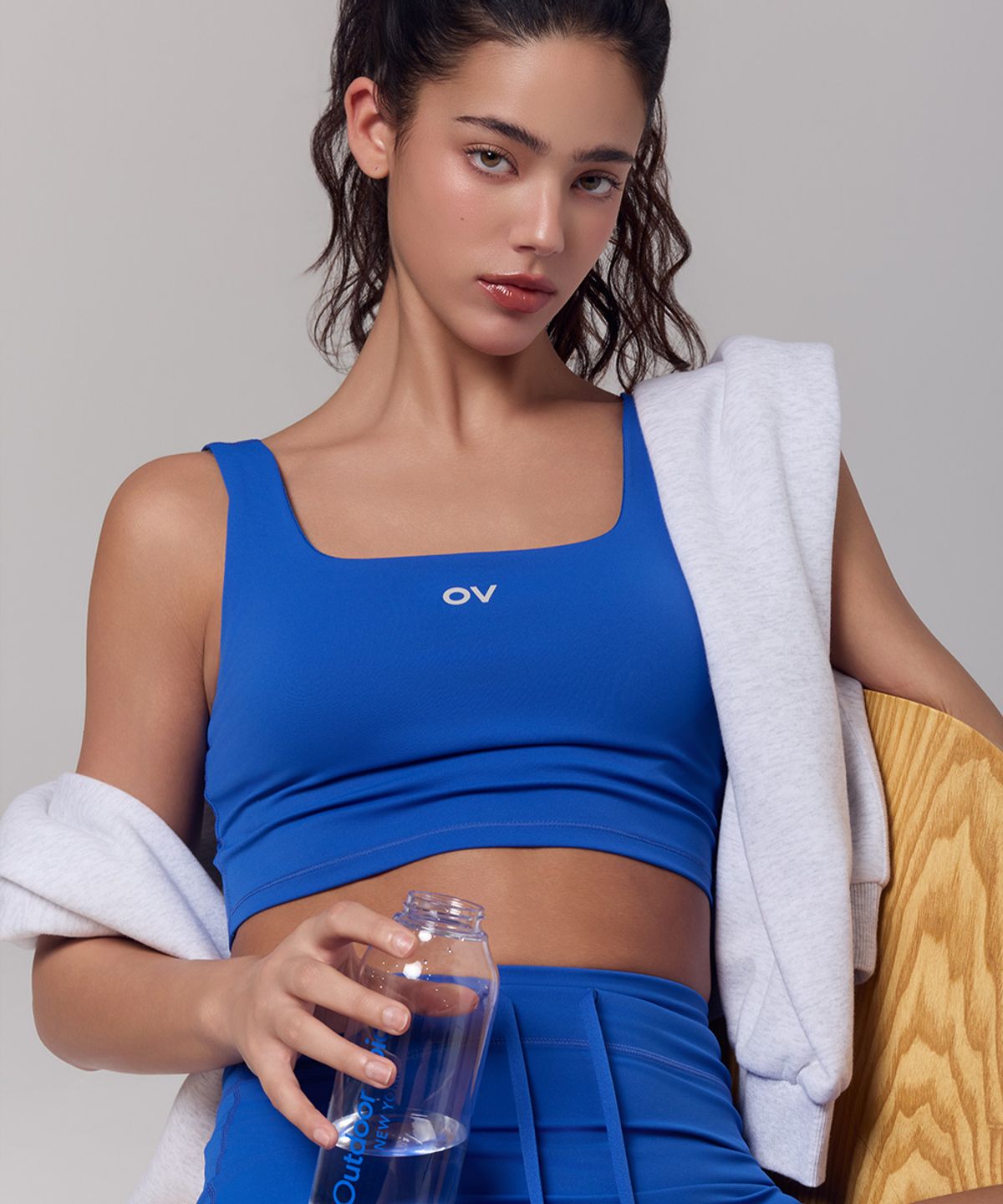 아웃도어 보이스(OUTDOOR VOICES) (W)Technol-OV™ COMFY FLEX BRA TOP (OV BLUE)