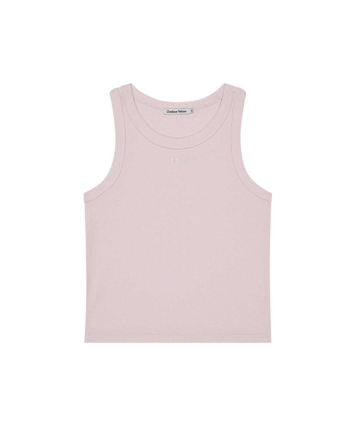 아웃도어 보이스(OUTDOOR VOICES) (W)OV CENTRAL LOGO SLEEVELESS (PINK)