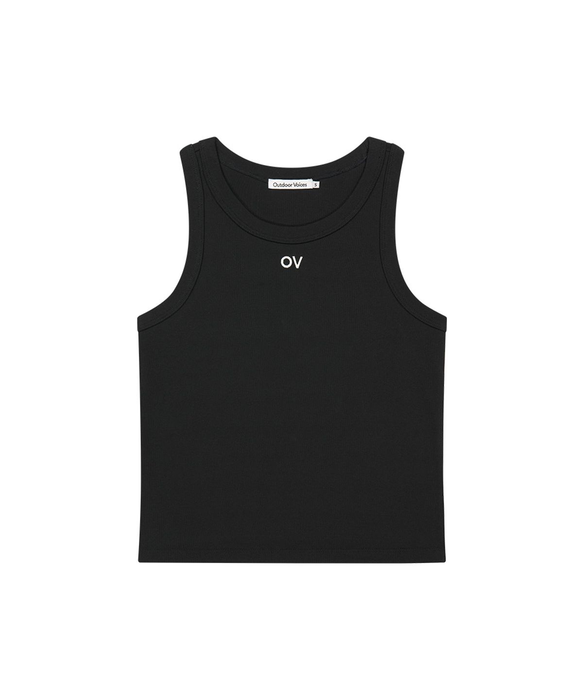 아웃도어 보이스(OUTDOOR VOICES) (W)OV CENTRAL LOGO SLEEVELESS (BLACK)
