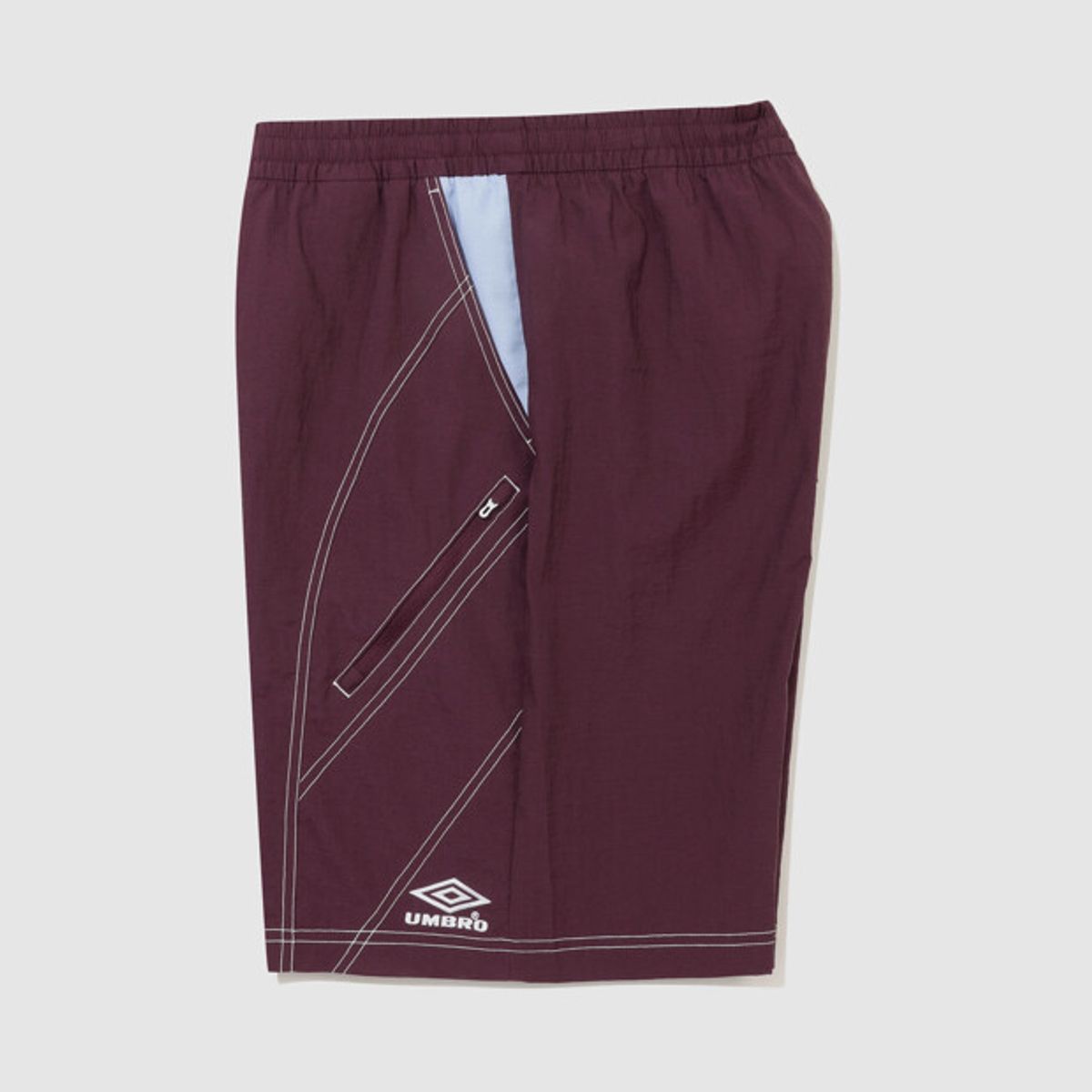 엄브로(UMBRO) 크리스피 타슬란 5.5부 버뮤다 팬츠 와인 UR221CHP58