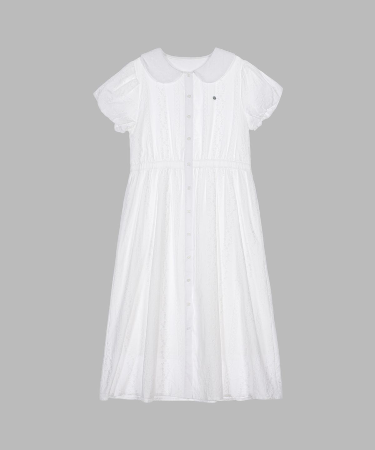 헤인트(HAINT) EMBROIDERY SEMI-LOOSE FIT SUMMER LONG ONE PIECE_IVORY