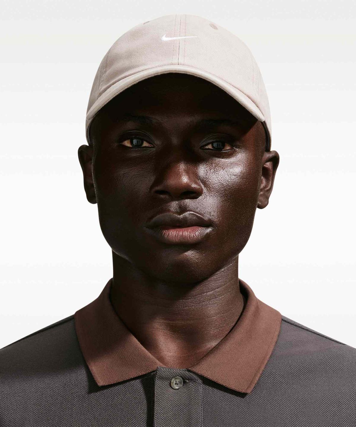 나이키(NIKE) 클럽 언스트럭처 데님 캡 - 칼리지 그레이:화이트 / HF0383-009