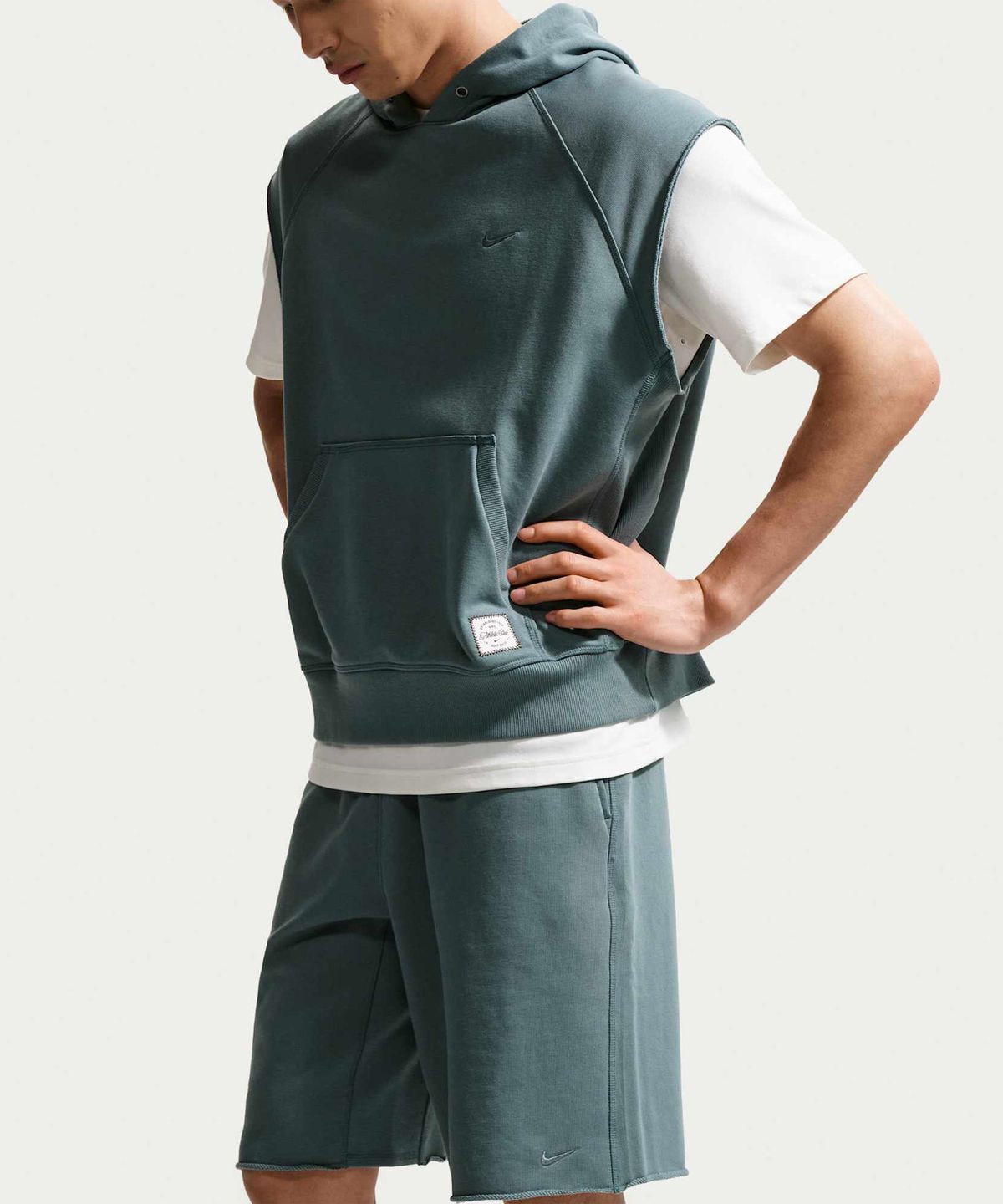 나이키(NIKE) N.A.C. 드라이 핏 플리스 트레이닝 쇼츠 W - 미네랄 슬레이트:페일 아이보리:미네랄 슬레이트 / IF2800-382