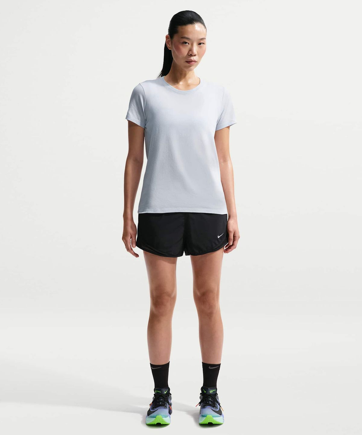 나이키(NIKE) 드라이 핏 러닝 티셔츠 W - 퓨어 플래티넘 / IR6467-043