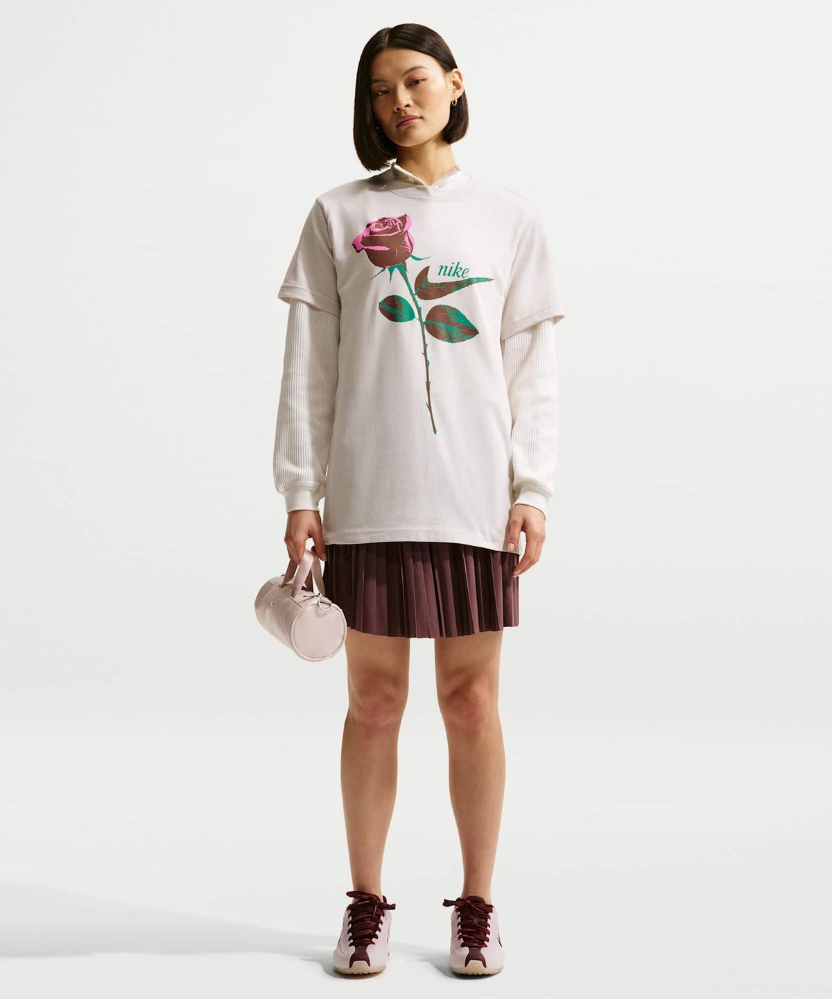 나이키(NIKE) 스포츠웨어 오버사이즈 반소매 티셔츠 W - 라이트 본 / IR7827-072