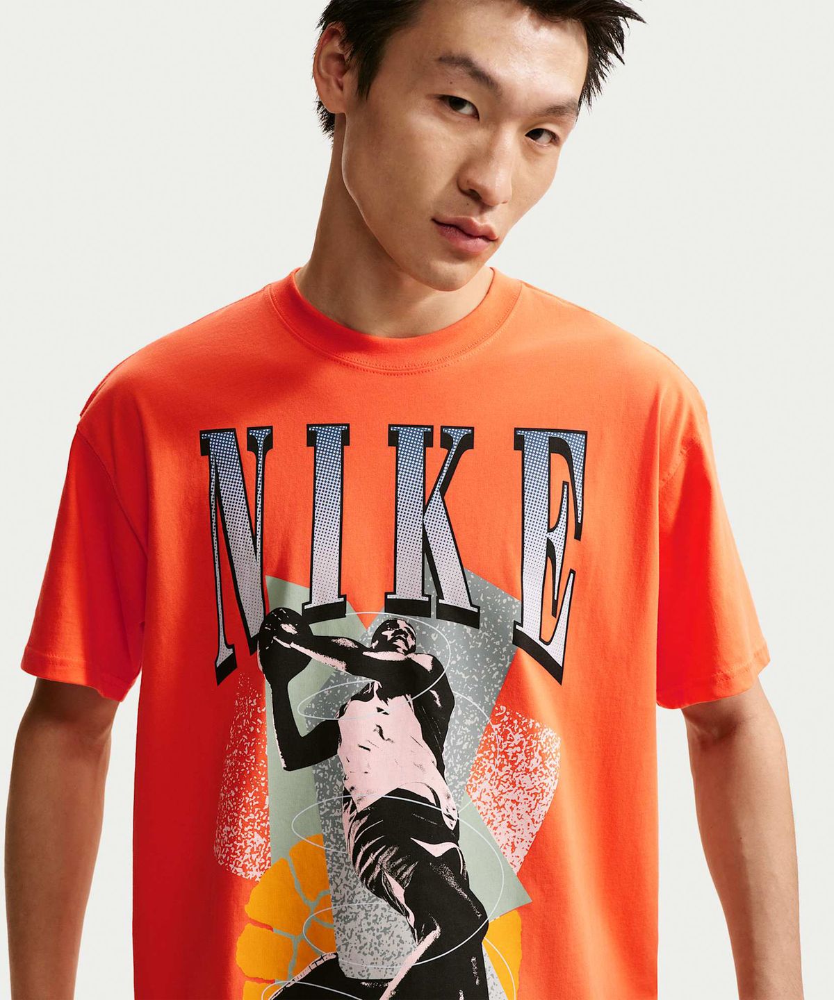 나이키(NIKE) 농구 티셔츠 M - 터프 오렌지 / IH4132-842