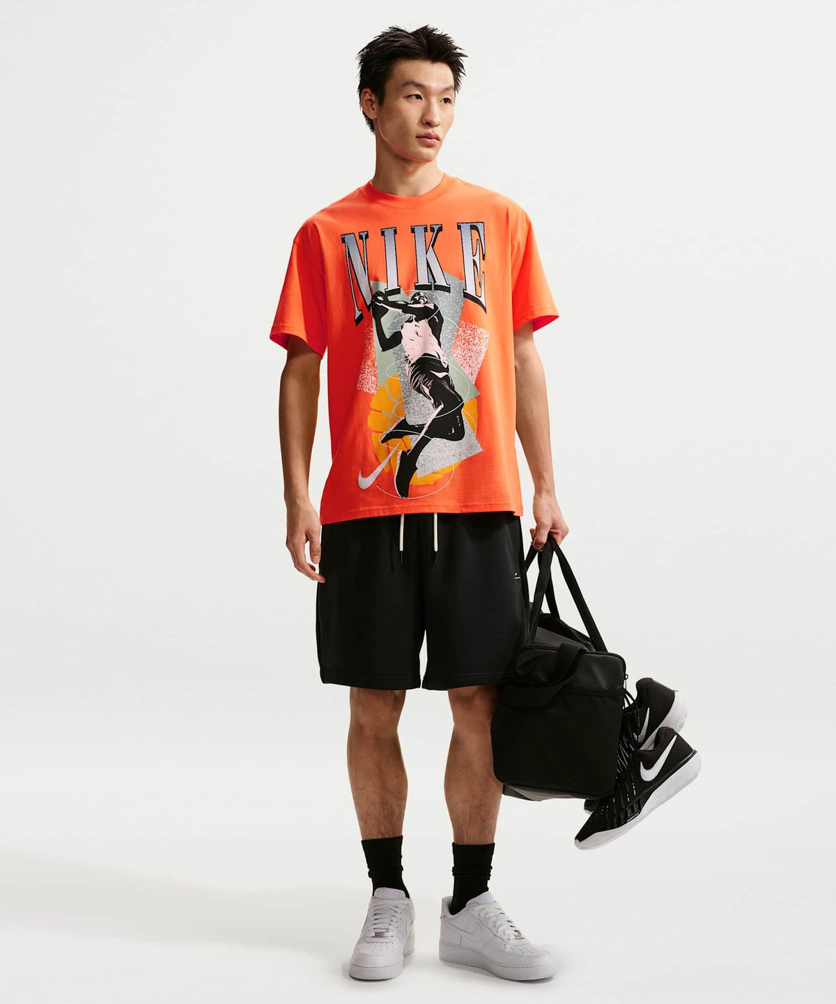 나이키(NIKE) 농구 티셔츠 M - 터프 오렌지 / IH4132-842