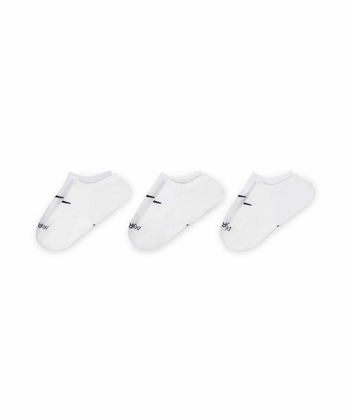 나이키(NIKE) 에브리데이 플러스 쿠션 트레이닝 발목/덧신 양말(3켤레) - 멀티컬러 / DH5463-903