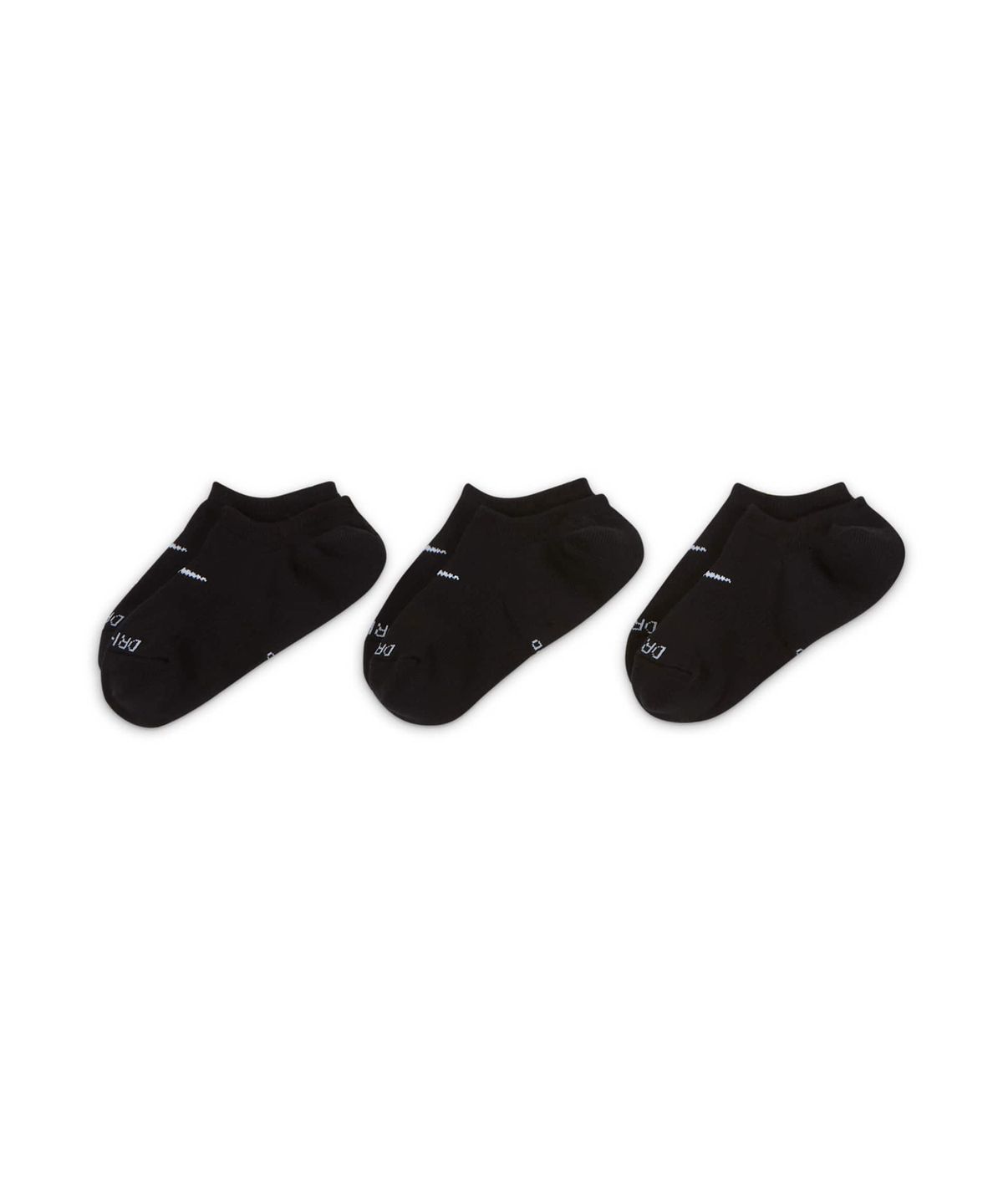 나이키(NIKE) 에브리데이 플러스 쿠션 트레이닝 발목/덧신 양말(3켤레) - 멀티컬러 / DH5463-904