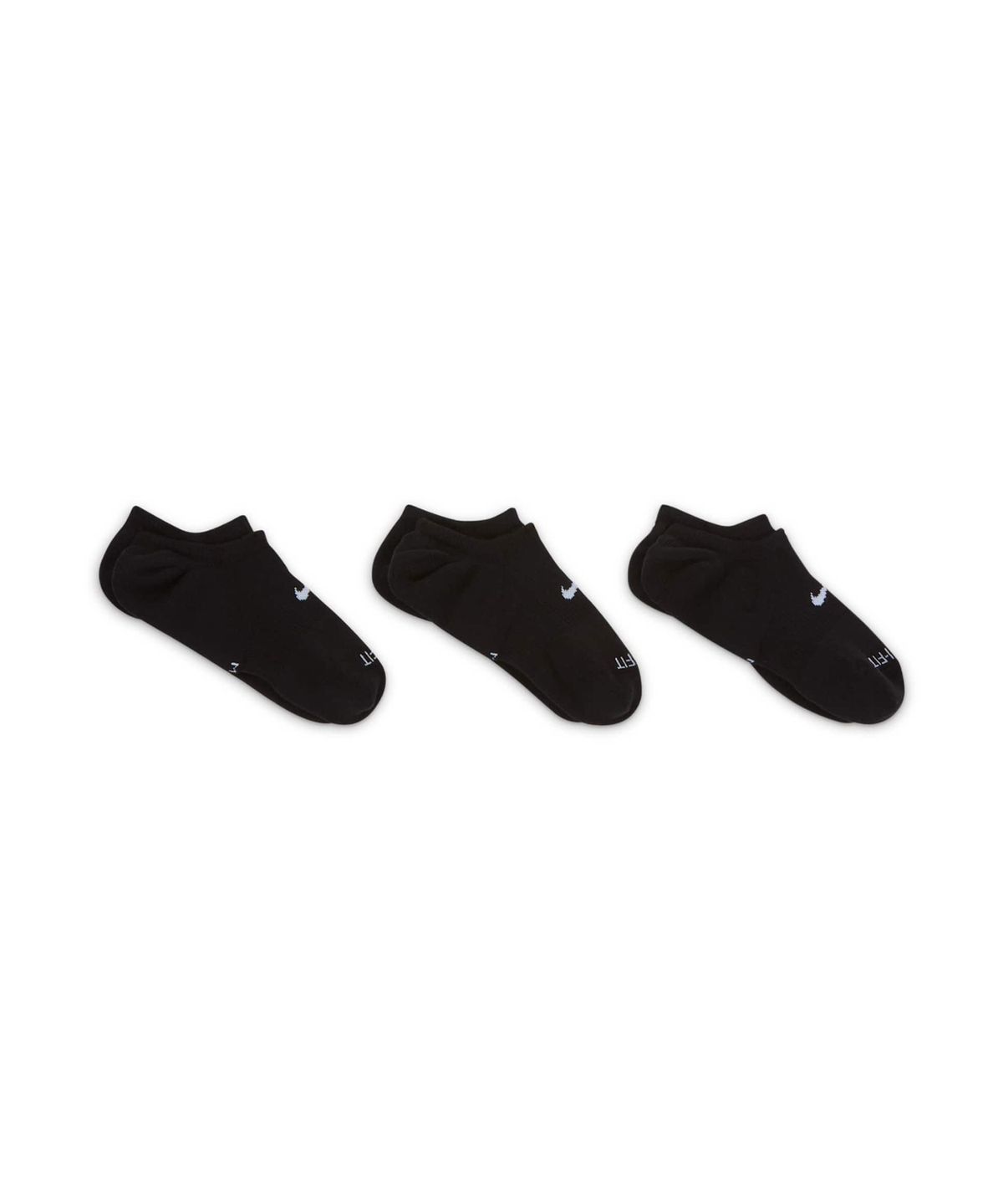 나이키(NIKE) 에브리데이 플러스 쿠션 트레이닝 발목/덧신 양말(3켤레) - 멀티컬러 / DH5463-904