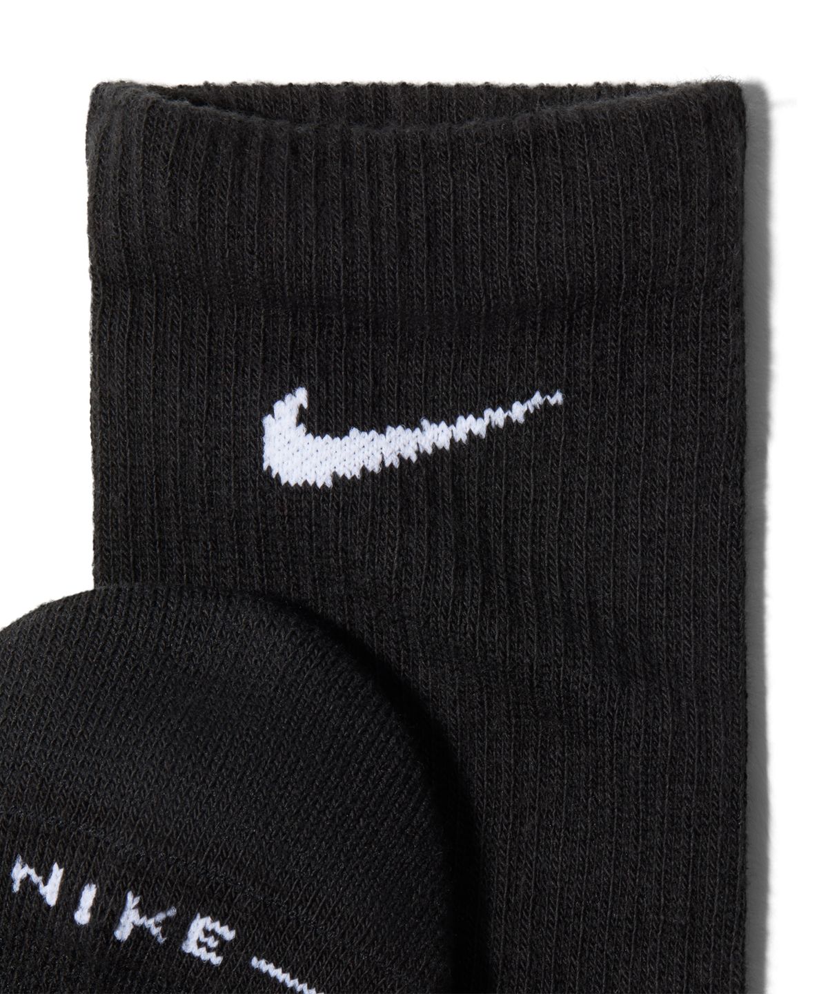 나이키(NIKE) 에브리데이 엘리베이티드 오버 더 카프 삭스(2켤레) - 블랙:화이트 / HQ8510-010