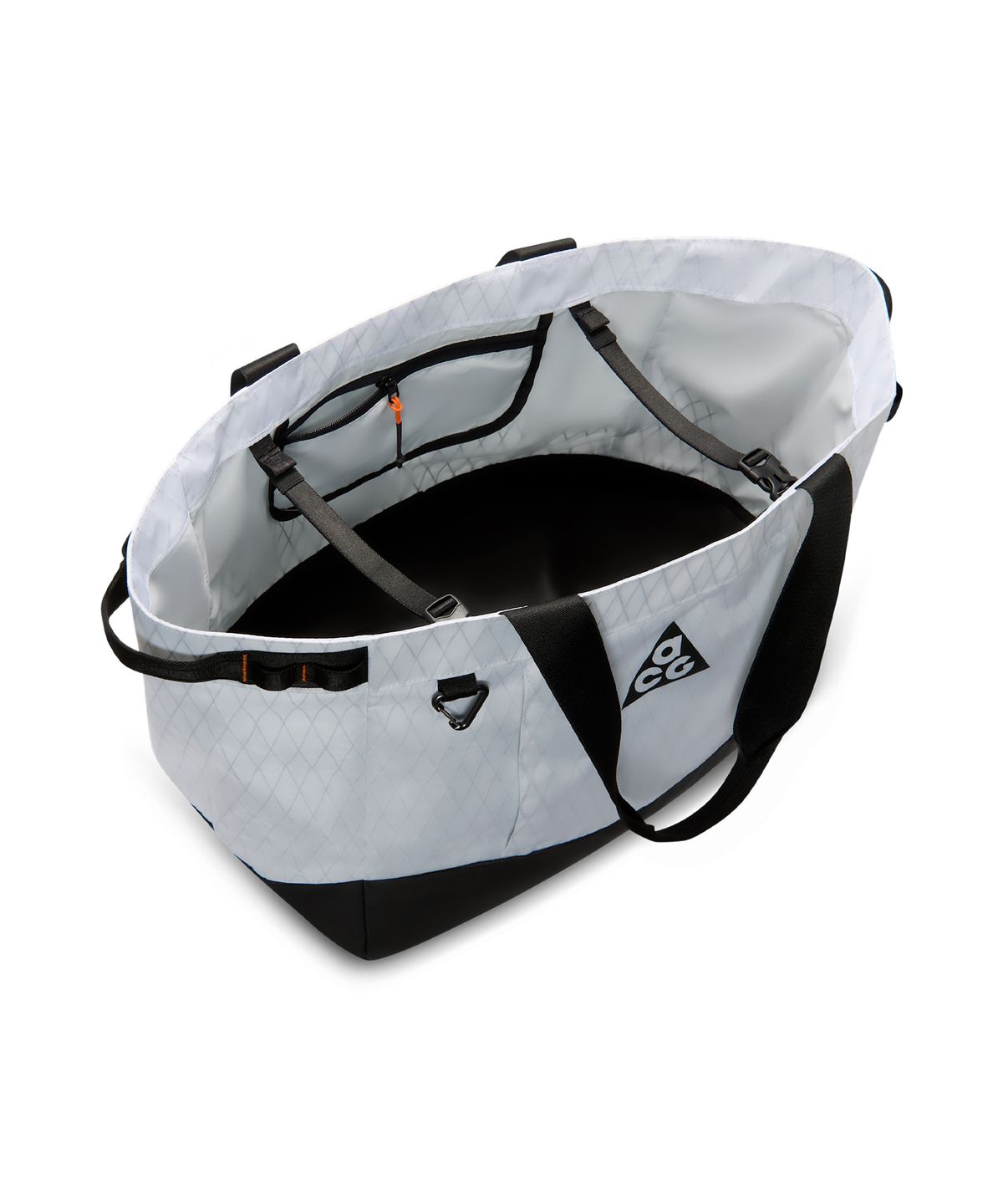 나이키(NIKE) ACG 기어 토트백(라지, 55L) - 화이트:블랙 / IM2516-100