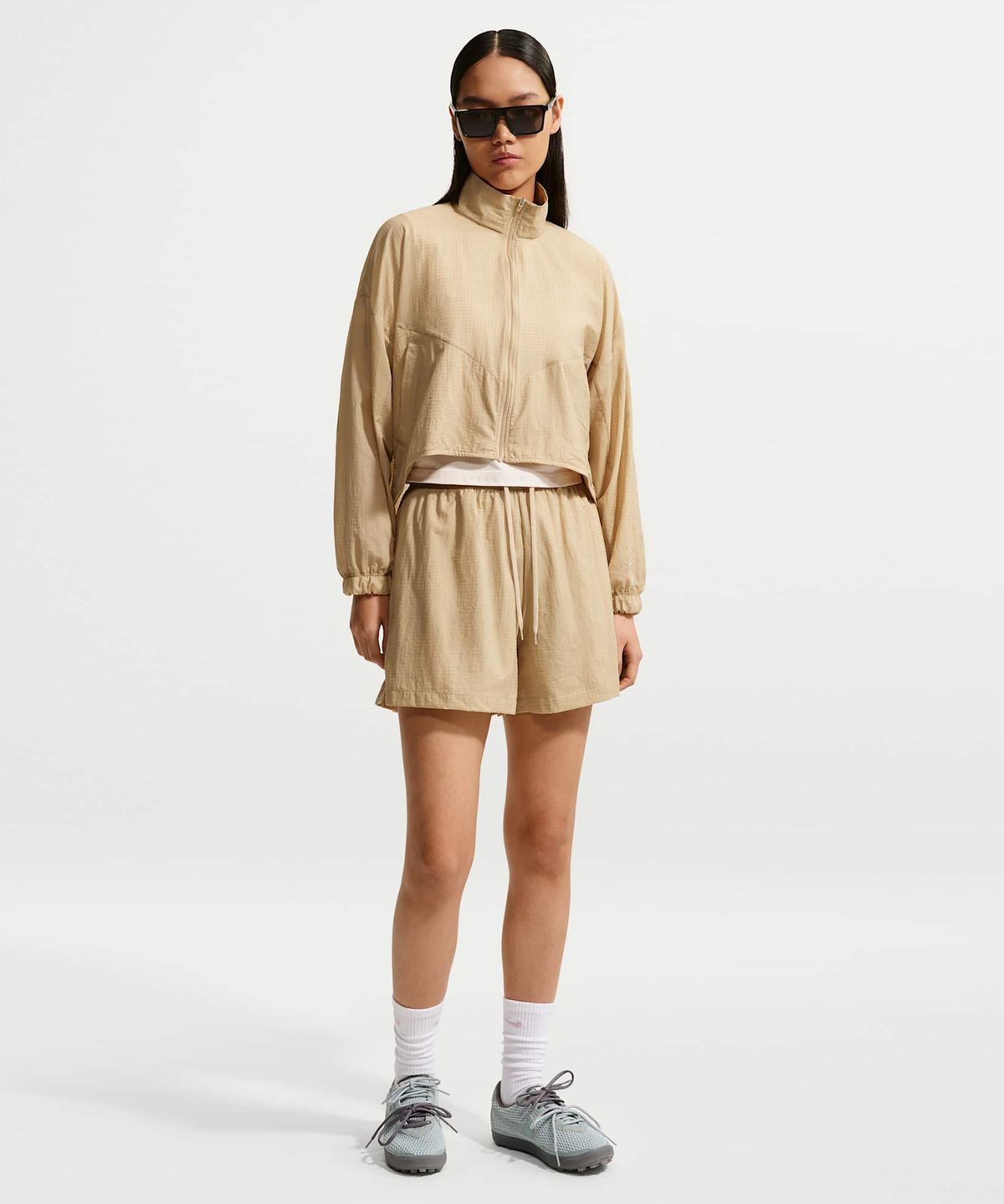 나이키(NIKE) 스포츠웨어 오버사이즈 경량 립스탑 재킷 W - 리넨 / IF0588-248