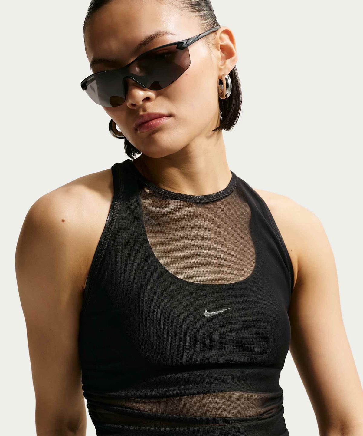 나이키(NIKE) 스포츠웨어 타이트 시어 탱크 탑 W - 블랙:세일 / IR1676-010