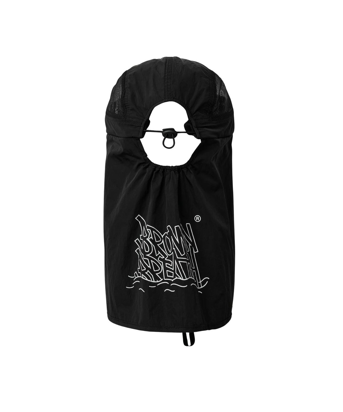 브라운브레스 키즈(BROWNBREATH KIDS) KIDS TAG FLAP CAP - BLACK