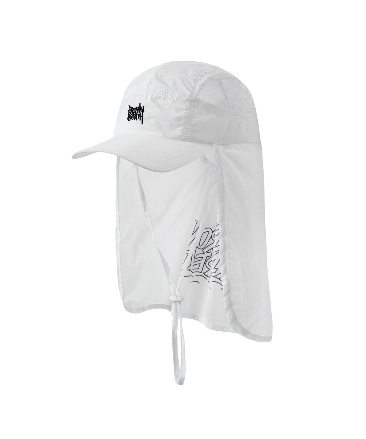 브라운브레스 키즈(BROWNBREATH KIDS) KIDS TAG FLAP CAP - IVORY