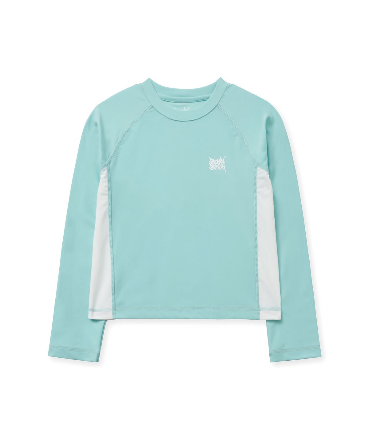 브라운브레스 키즈(BROWNBREATH KIDS) KIDS GIRL RASH GUARD TEE - MINT
