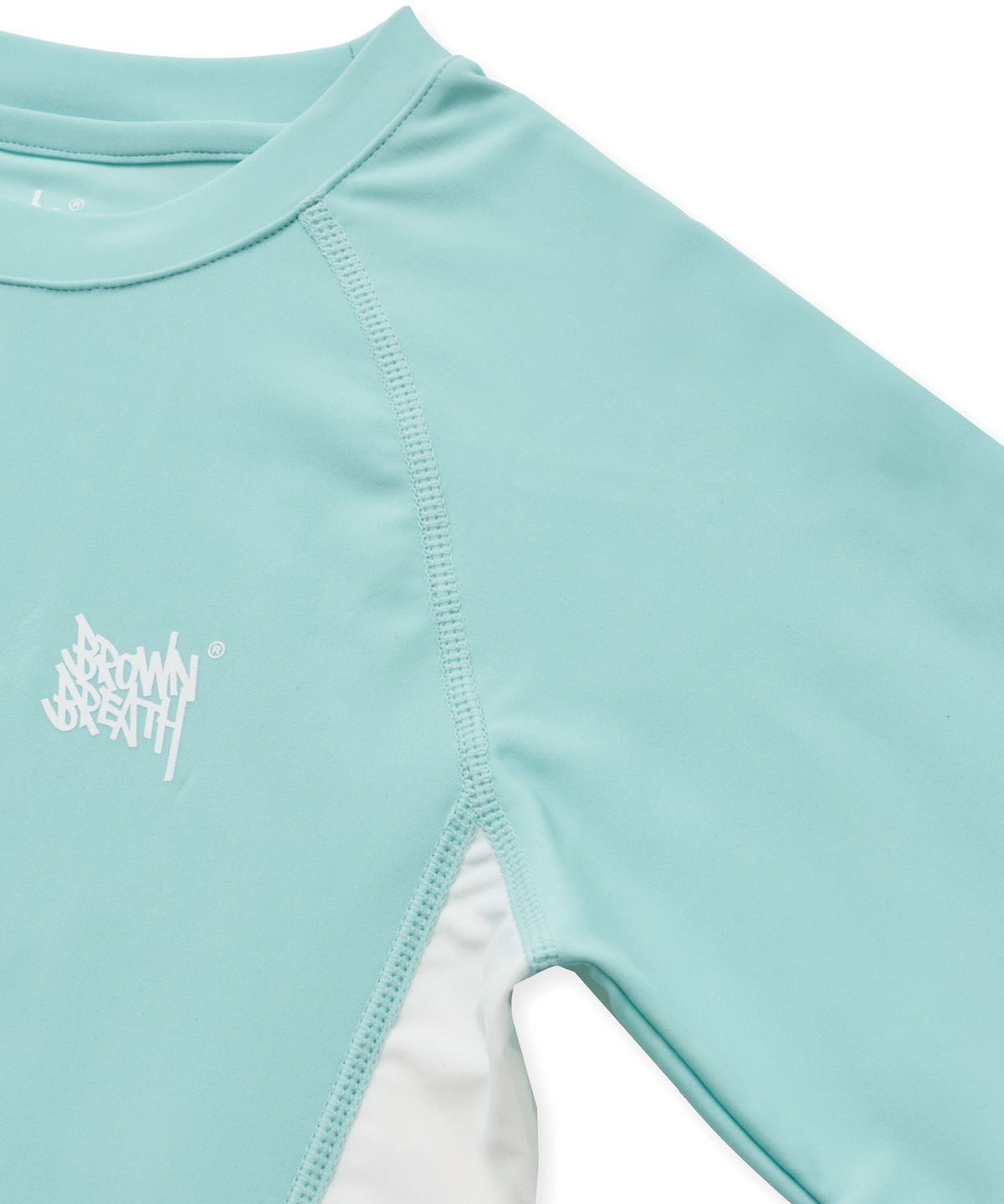 브라운브레스 키즈(BROWNBREATH KIDS) KIDS GIRL RASH GUARD TEE - MINT