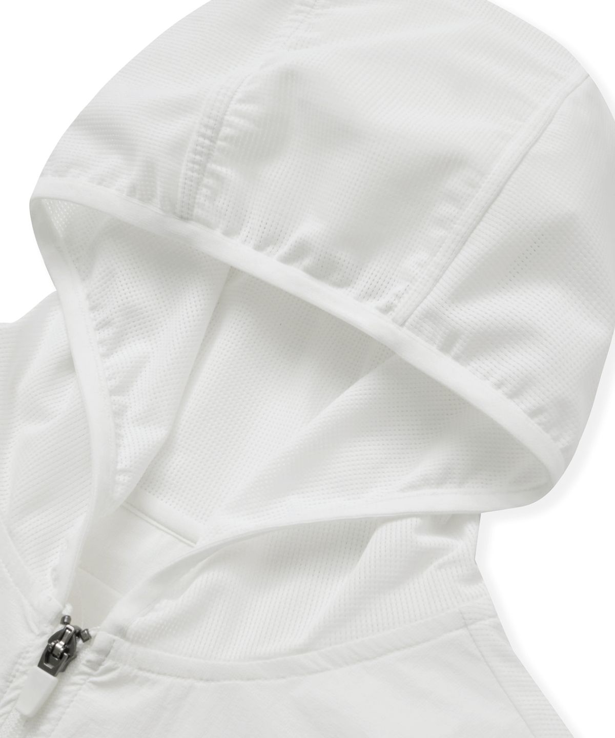 브라운브레스 키즈(BROWNBREATH KIDS) KIDS TAG PACKABLE HOOD ZIP UP - WHITE