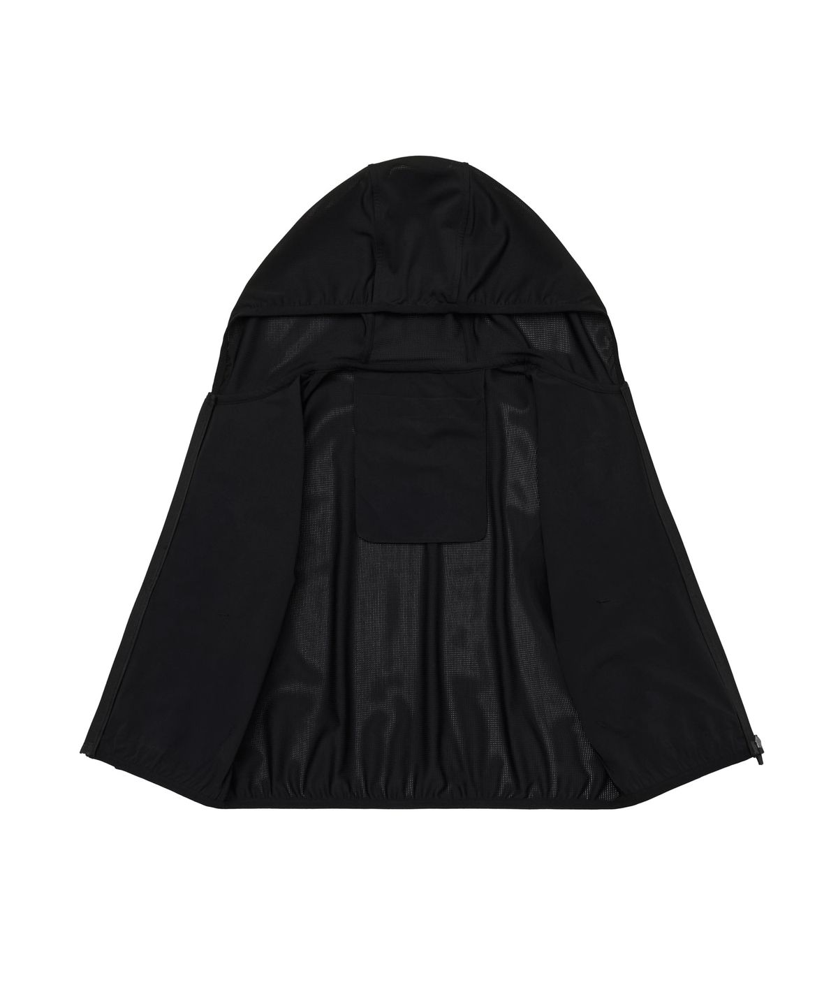 브라운브레스 키즈(BROWNBREATH KIDS) KIDS TAG PACKABLE HOOD ZIP UP - BLACK