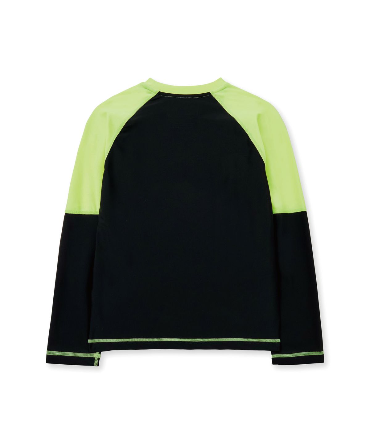 브라운브레스 키즈(BROWNBREATH KIDS) KIDS COLOR BLOCK RASH GUARD TEE - BLACK
