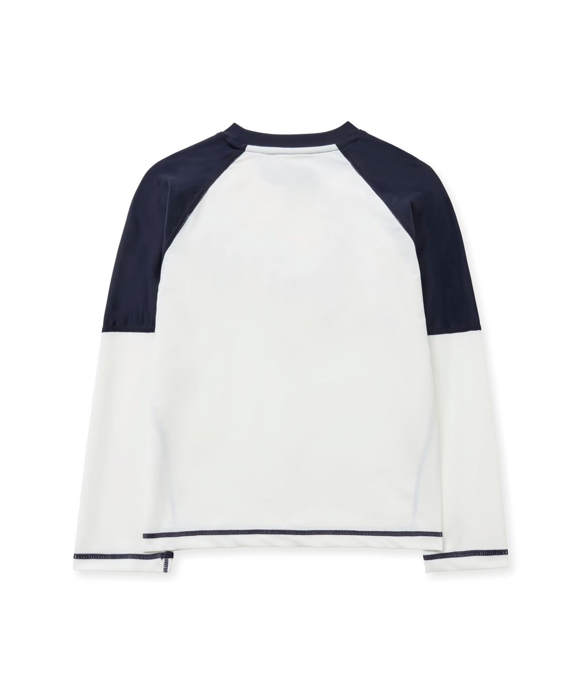 브라운브레스 키즈(BROWNBREATH KIDS) KIDS COLOR BLOCK RASH GUARD TEE - WHITE