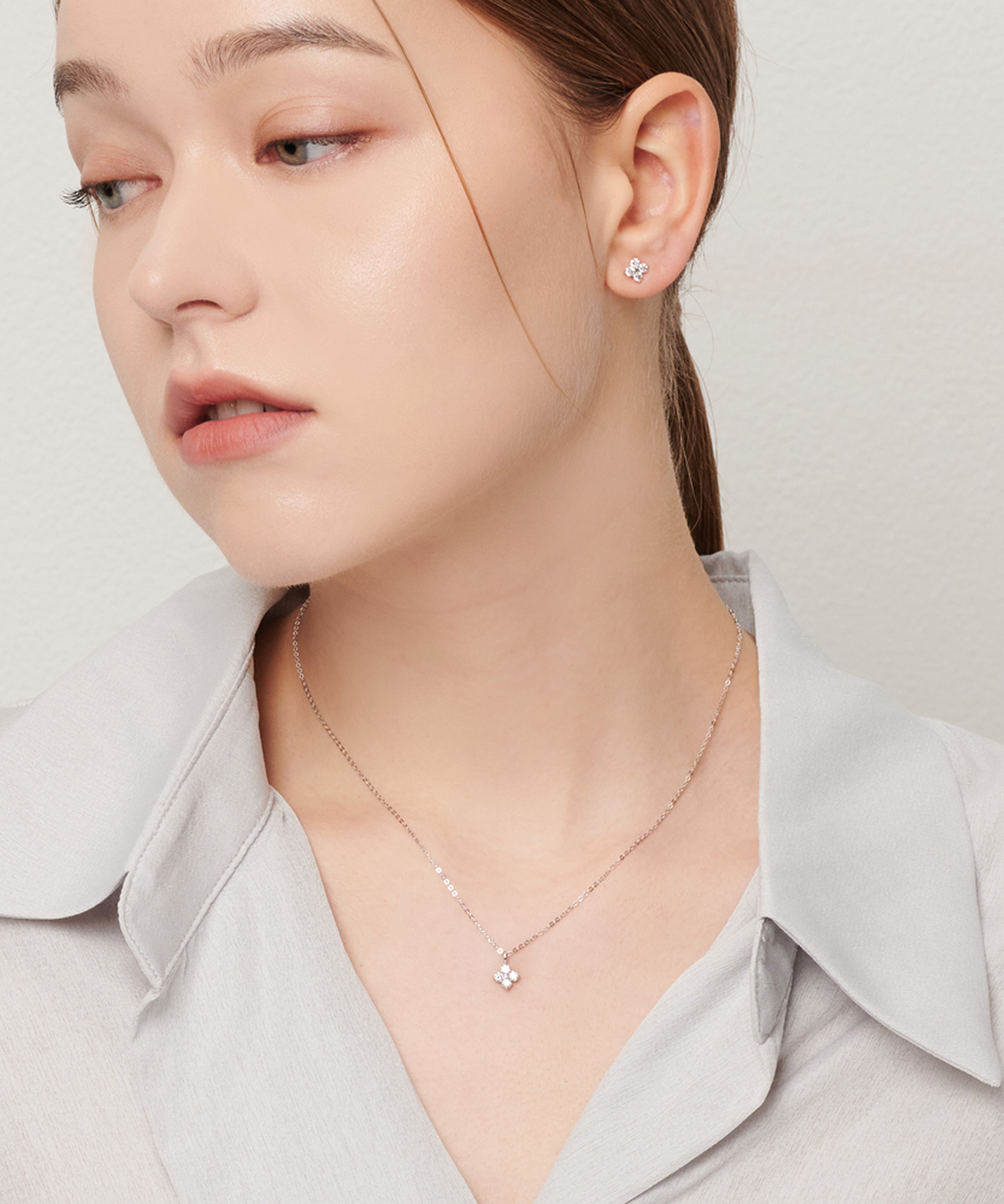 러비앤비(LOVEENB) [14K gold] 포네 랩다이아몬드 귀걸이