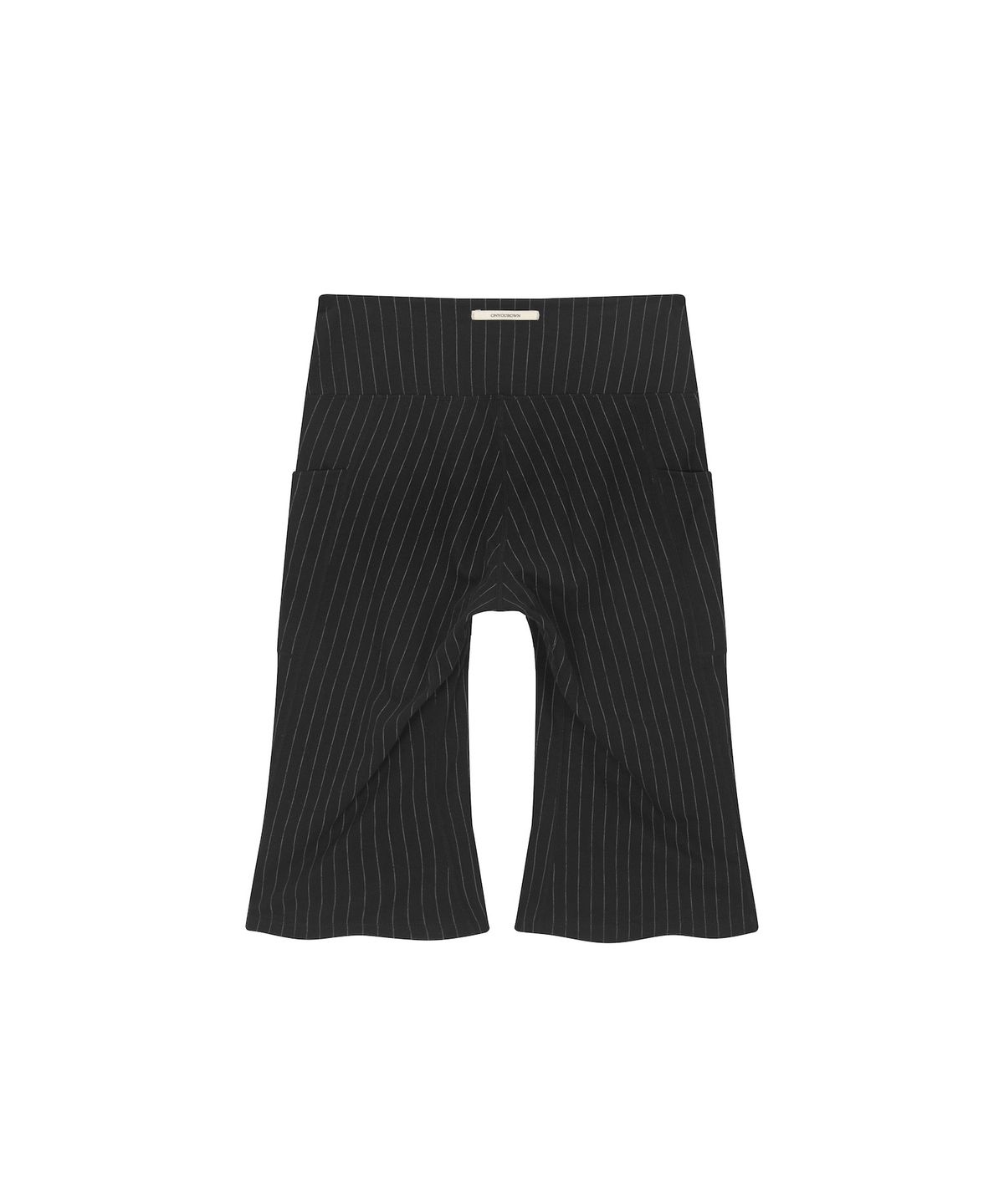 온유어오운(ONYOUROWN) MIDDIE STRIPE BOOTCUT TROUSERS (BLACK)
