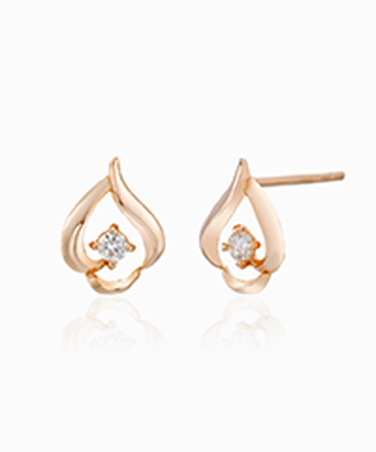러비앤비(LOVEENB) [14K gold] 라인 물방울 귀걸이