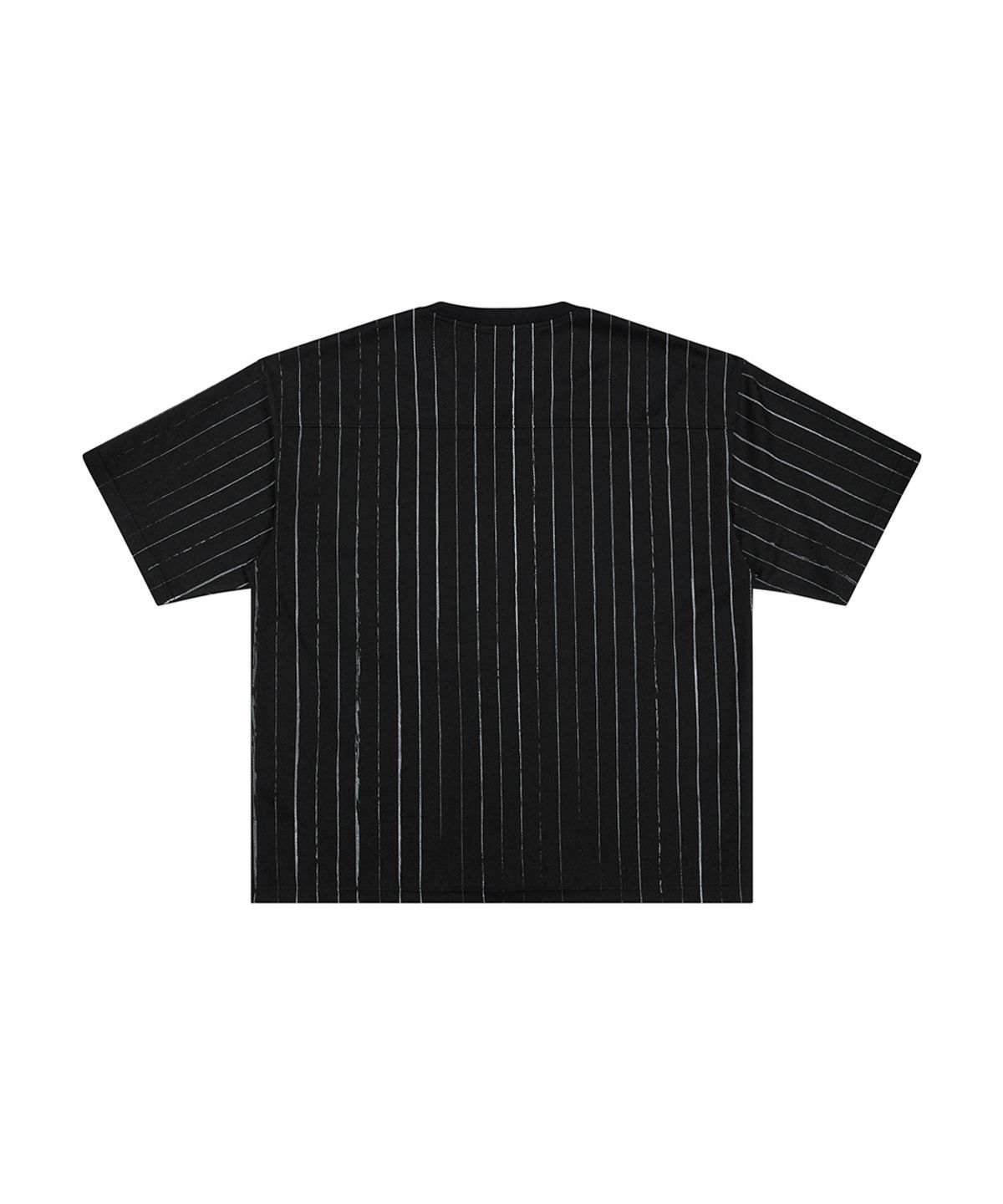 디오스피스(DAUSPICE) BB STRIPE FOOTBALL JERSEY Black
