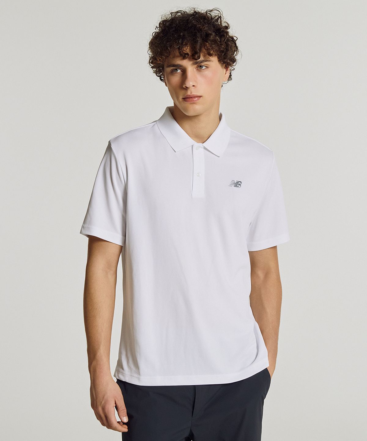 뉴발란스(NEW BALANCE) NBNFG31623 / UNI 폴리 피케 폴로티 (WHITE)