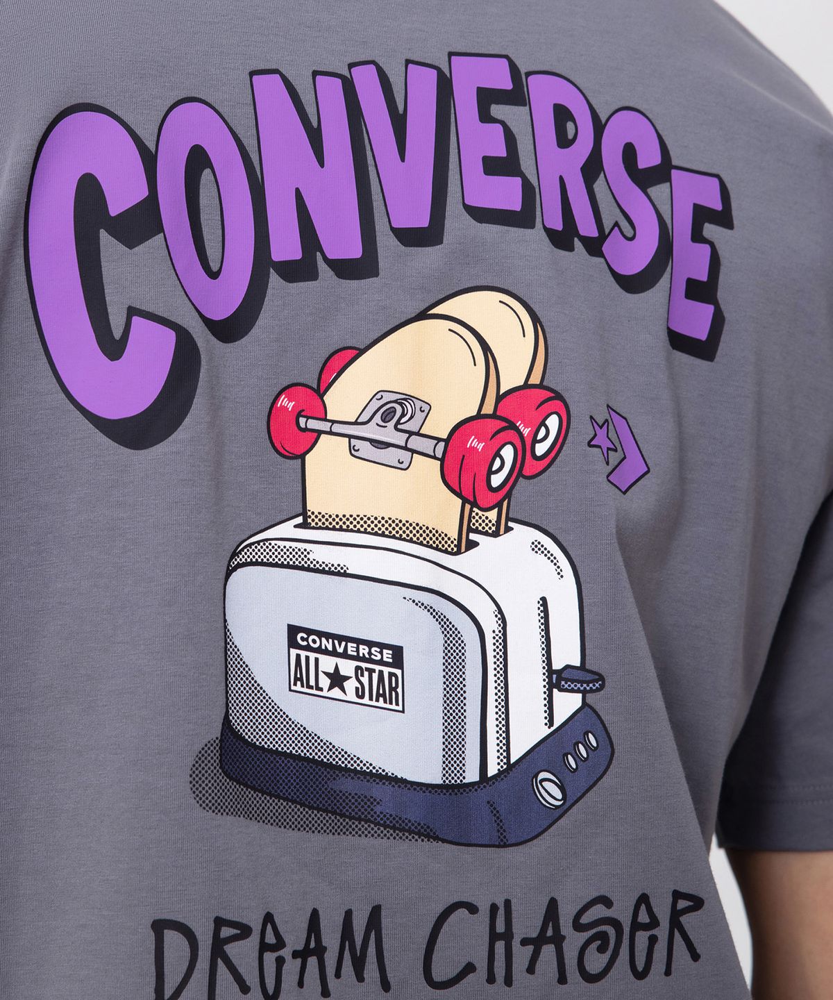 컨버스(CONVERSE) 토스터 그래픽 티셔츠 콰이어트 쉐이드 MCJ751-G6M
