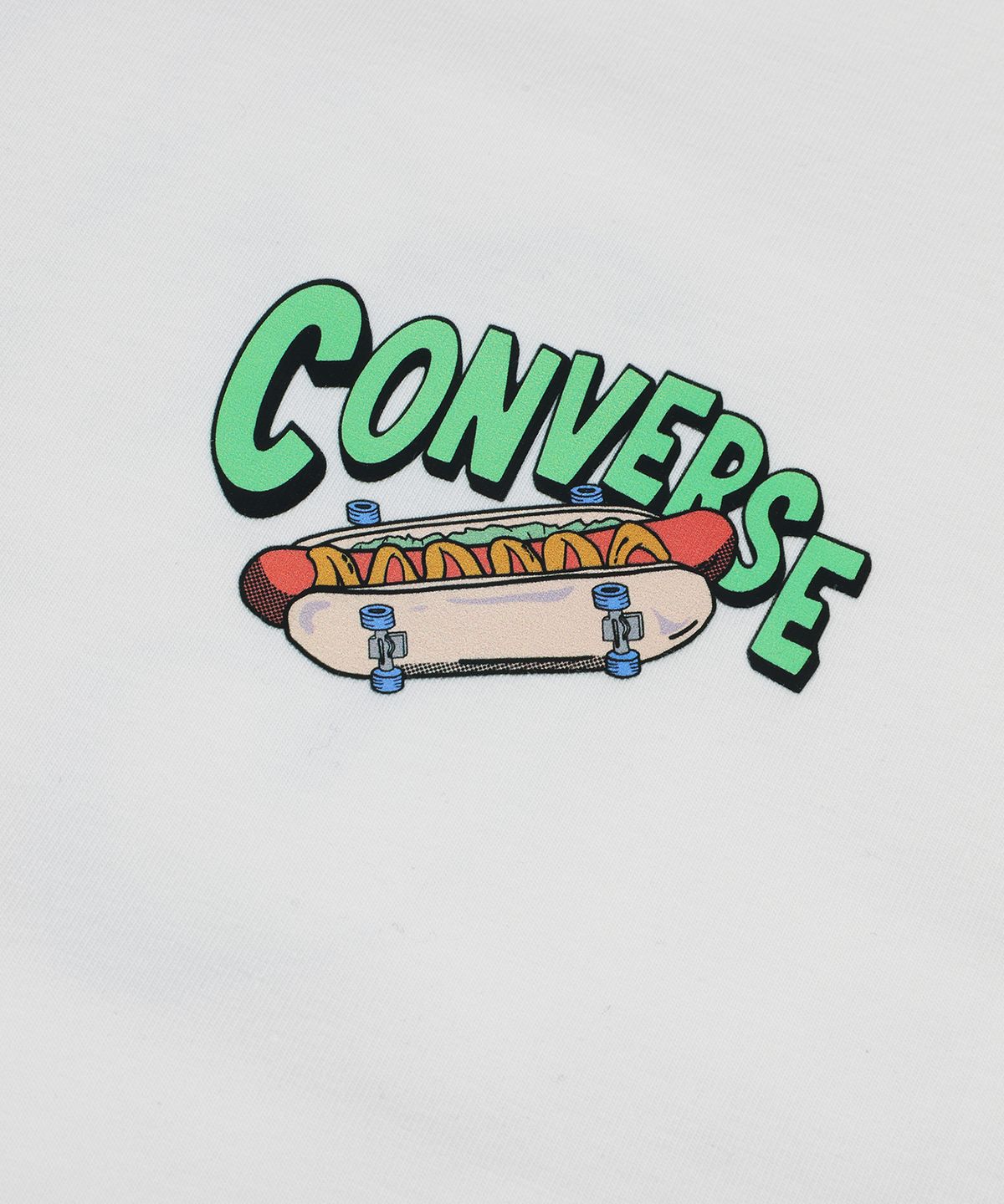 컨버스(CONVERSE) 토스터 그래픽 티셔츠 에그렛 MCJ751-W2Y