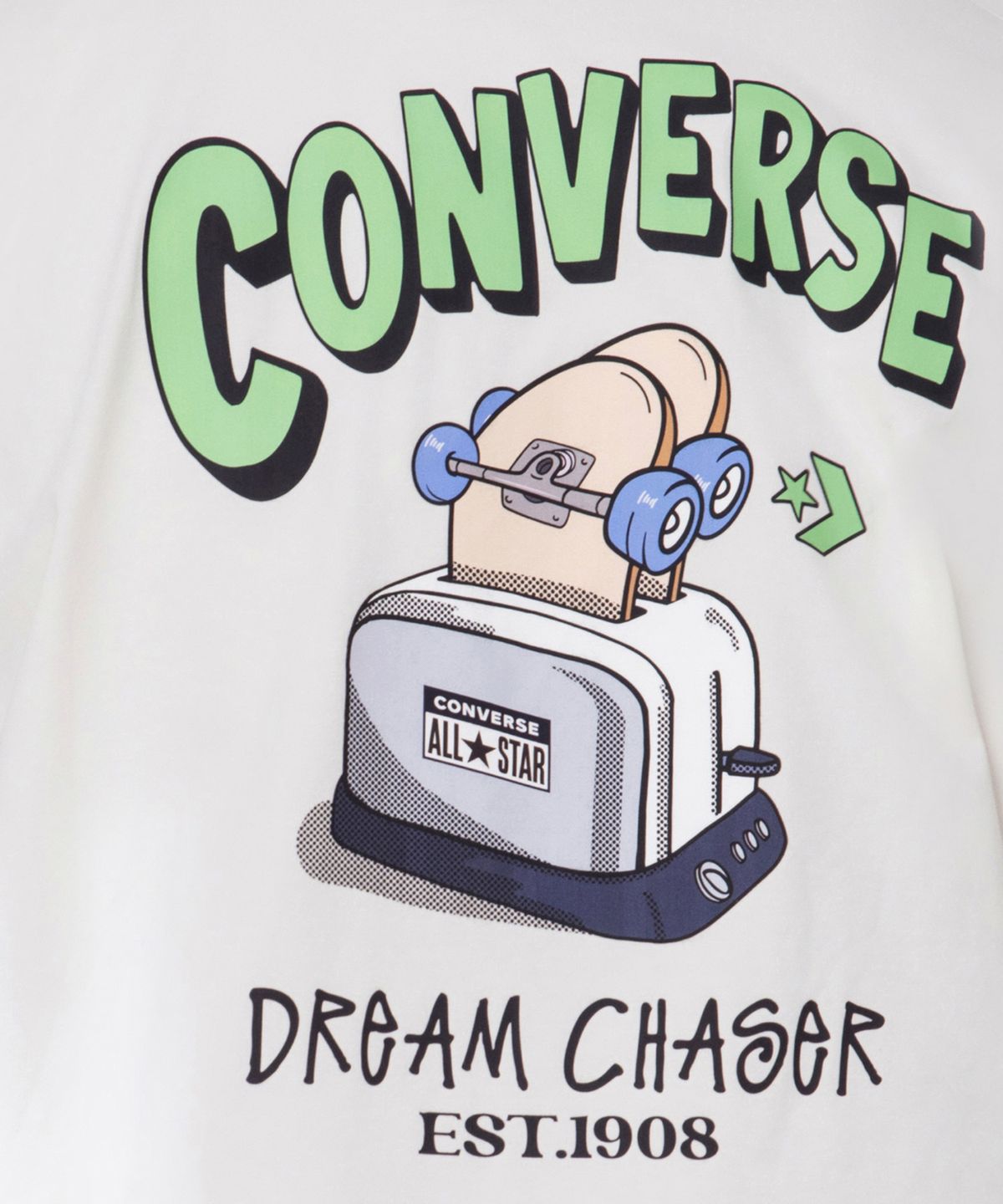 컨버스(CONVERSE) 토스터 그래픽 티셔츠 에그렛 MCJ751-W2Y