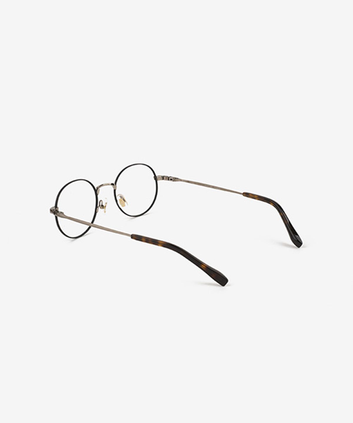 테츠오 아이웨어(TETSUO EYEWEAR) LS-04T 안경테 C1 BLACK&MATTE BROWN