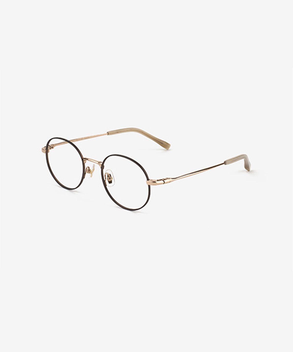 테츠오 아이웨어(TETSUO EYEWEAR) LS-04T 안경테 C3 ROSEGOLD & LIGHTBROWN