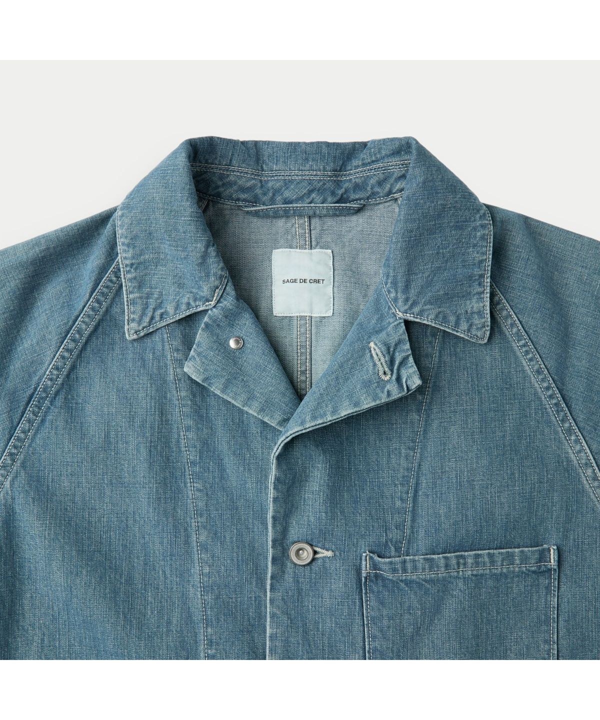 시리즈(SERIES) SAGE DE CRET 11oz 데님 커버올 재킷 SVJAM26554INX