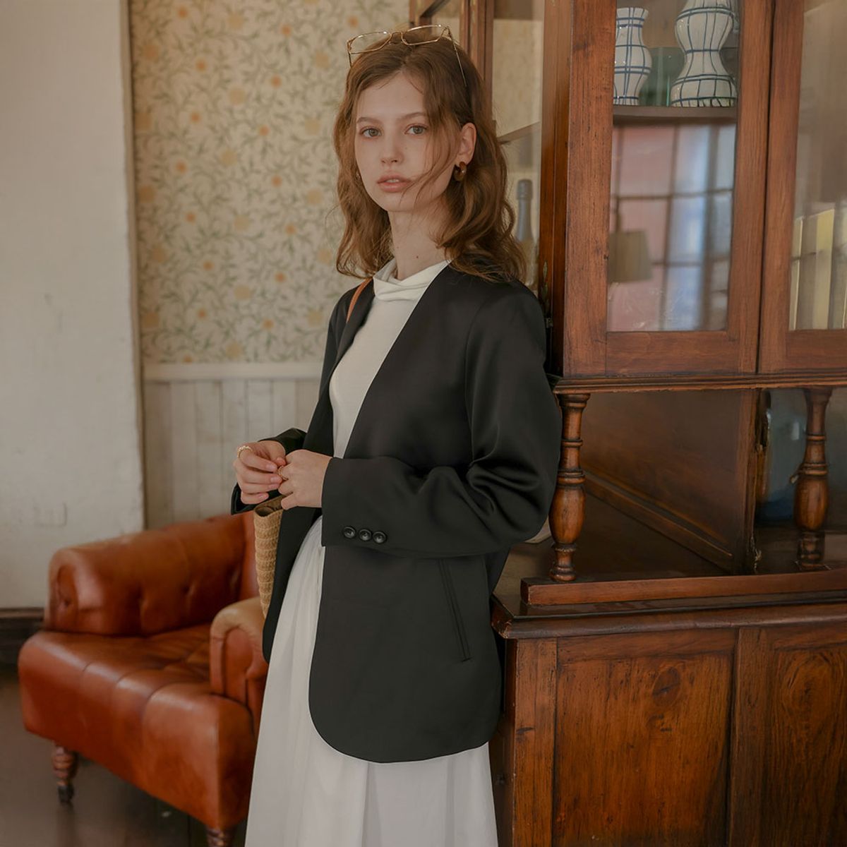 프라우드 마리(PROUD MARY) PM_Clean line tailored blazer jacket_2color