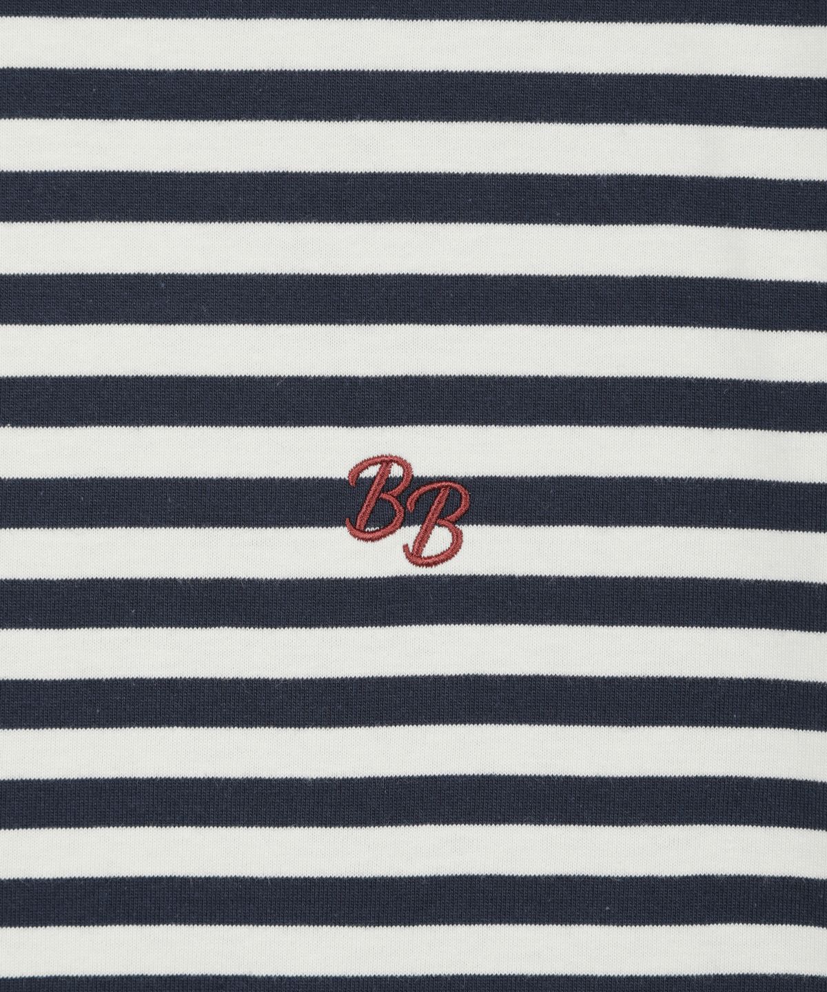 브룩스 브라더스(BROOKS BROTHERS) 스트라이프 반팔티셔츠 (네이비) (BBNPMOG205)
