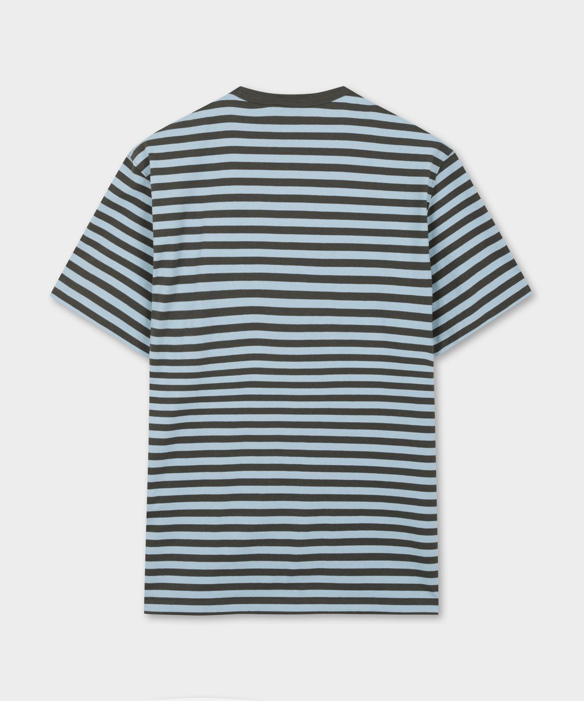 브룩스 브라더스(BROOKS BROTHERS) 스트라이프 반팔티셔츠 (블루) (BBNPMOG205)