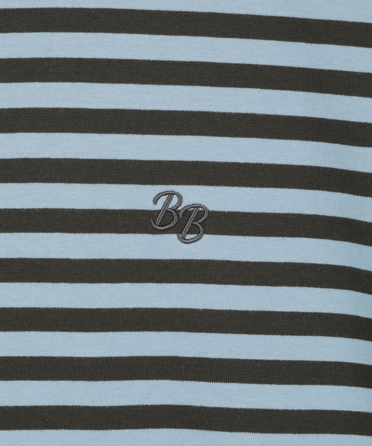 브룩스 브라더스(BROOKS BROTHERS) 스트라이프 반팔티셔츠 (블루) (BBNPMOG205)