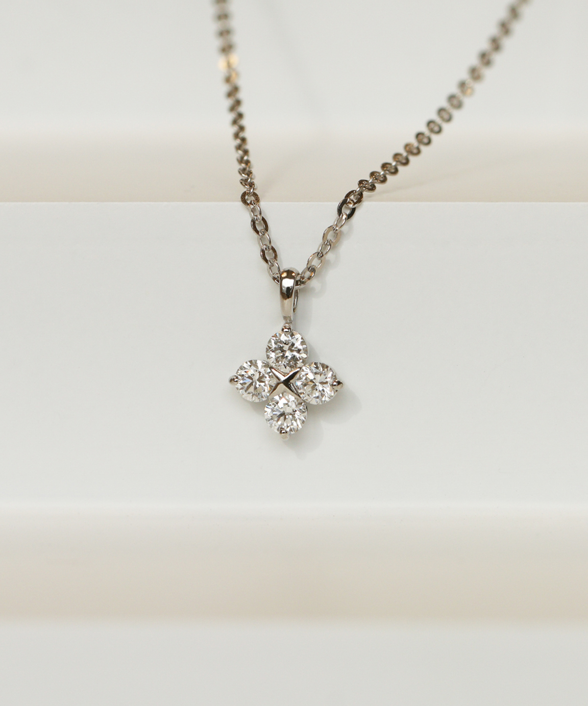 러비앤비(LOVEENB) [14K gold] 포네 랩다이아몬드 목걸이