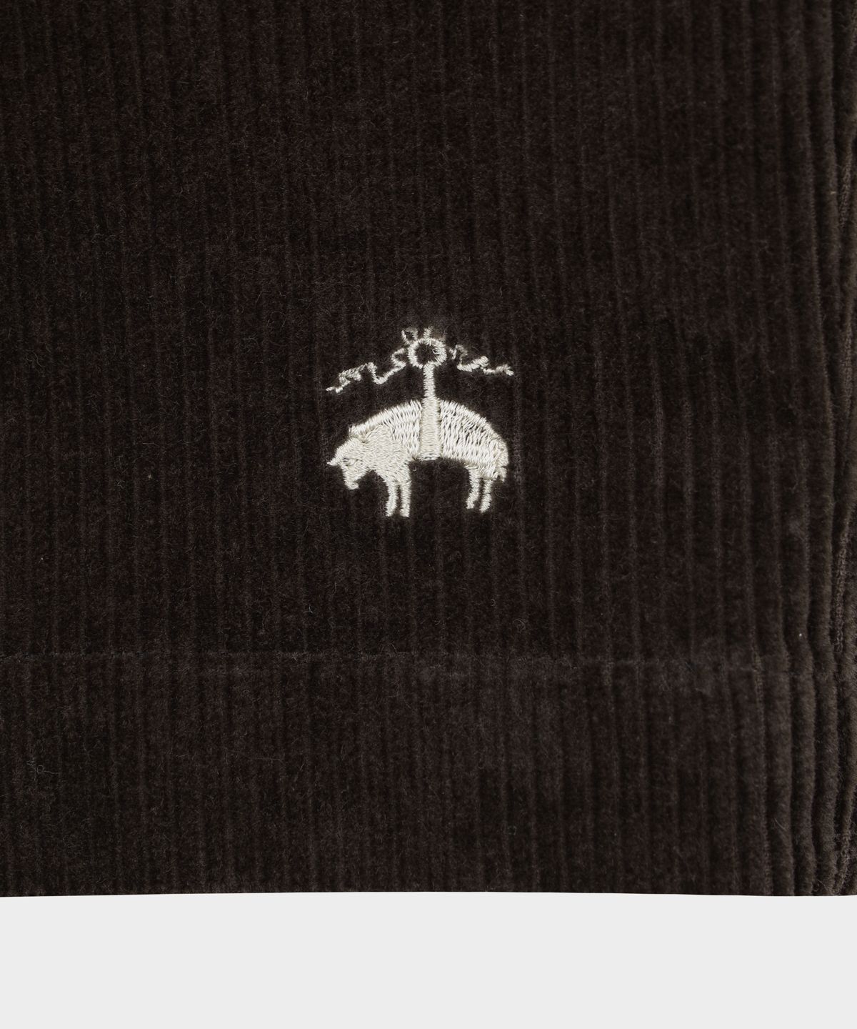 브룩스 브라더스(BROOKS BROTHERS) 코듀로이쇼츠 (브라운) (BBPSMOG202)