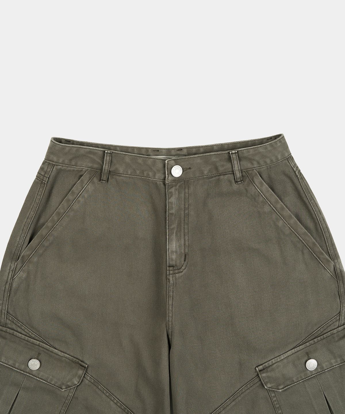 엑스컨테이너(EXCONTAINER) 빈티지 다이드 카고 팬츠 (KHAKI)