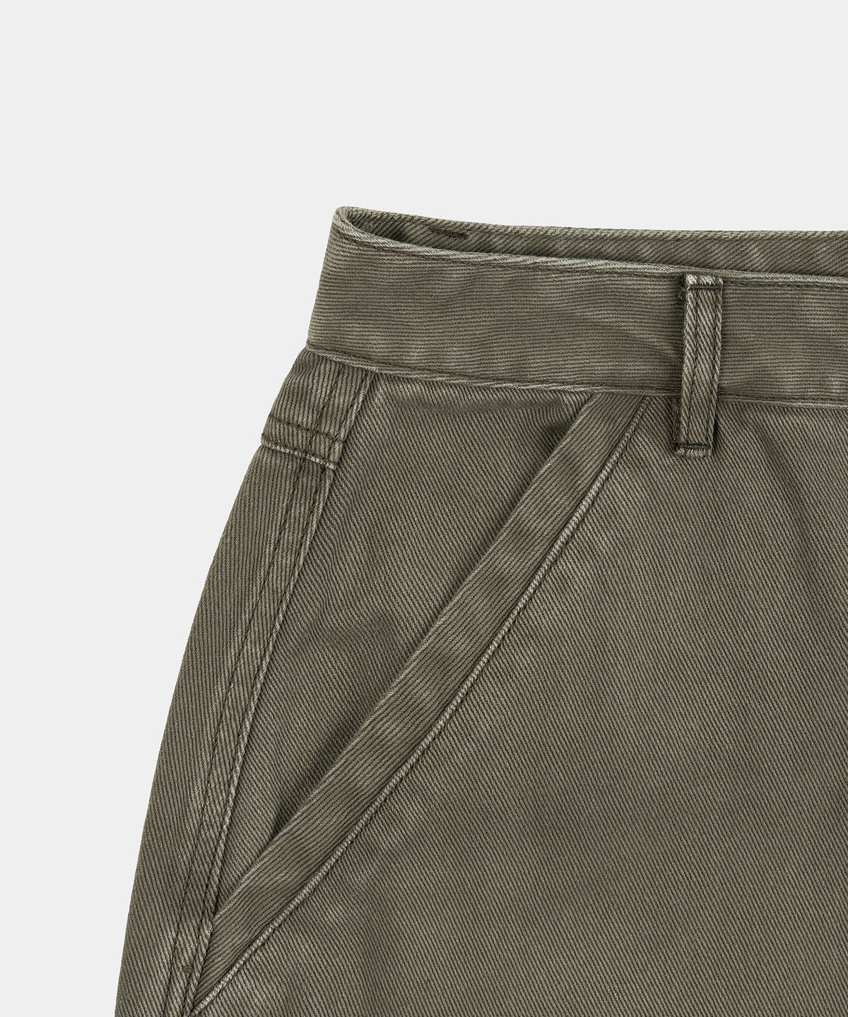 엑스컨테이너(EXCONTAINER) 빈티지 다이드 카고 팬츠 (KHAKI)